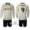 Officiële Voetbalshirt + Korte Broek Liverpool Roberto Firmino 9 Uit 2021-22 Lange Mouw - Kids